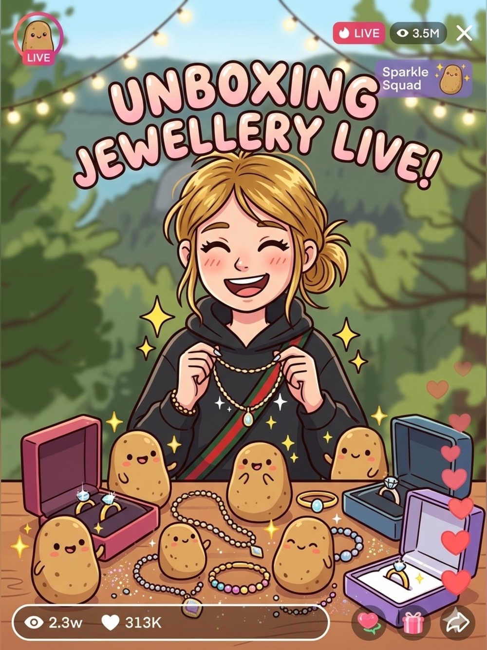 Sparkly Potatoes!